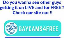 三个阳具丰满的男人在gaycams4free.com上享受同性恋狂欢